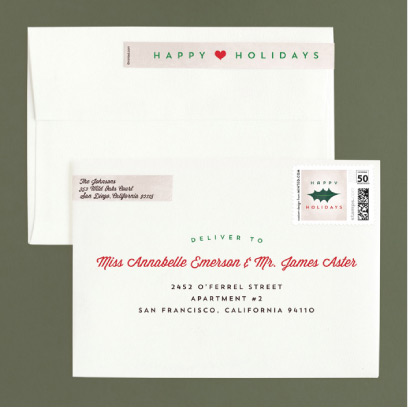 Envelopes holiday design
