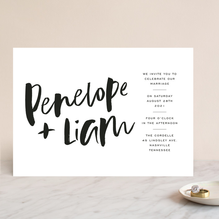 Invitation 'Love Actually' by Design Lotus