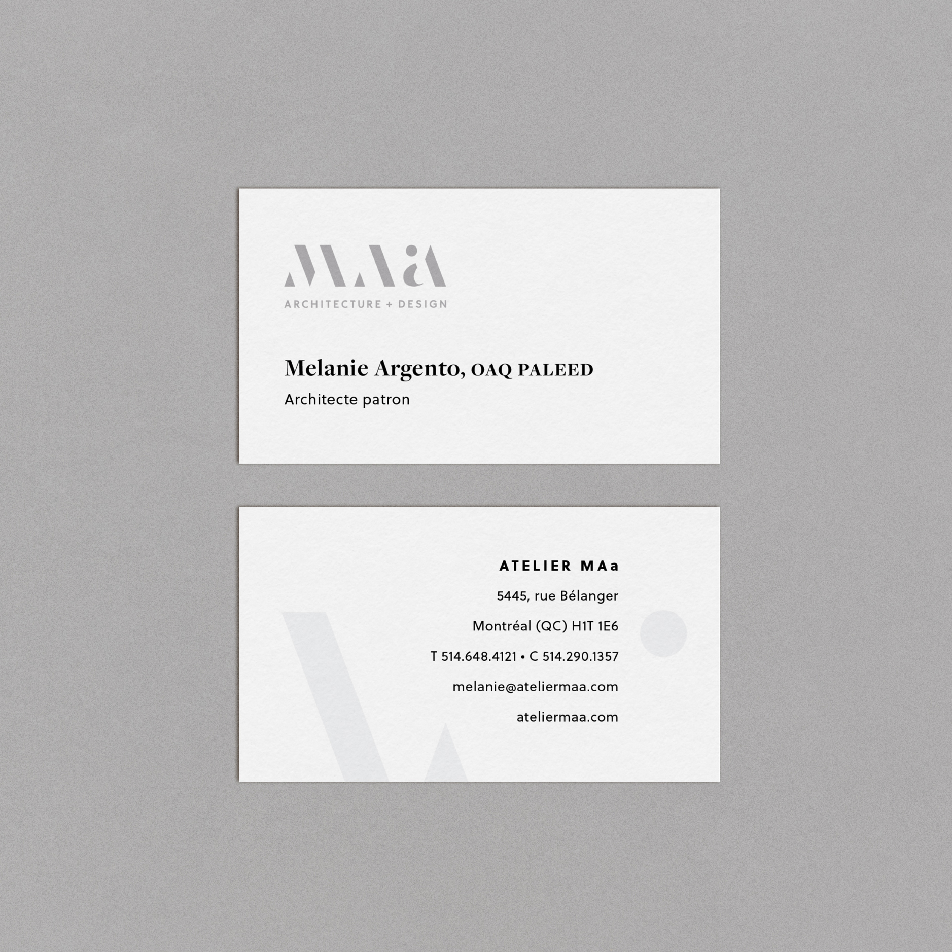 Architect Firm, Business cards and Branding Design